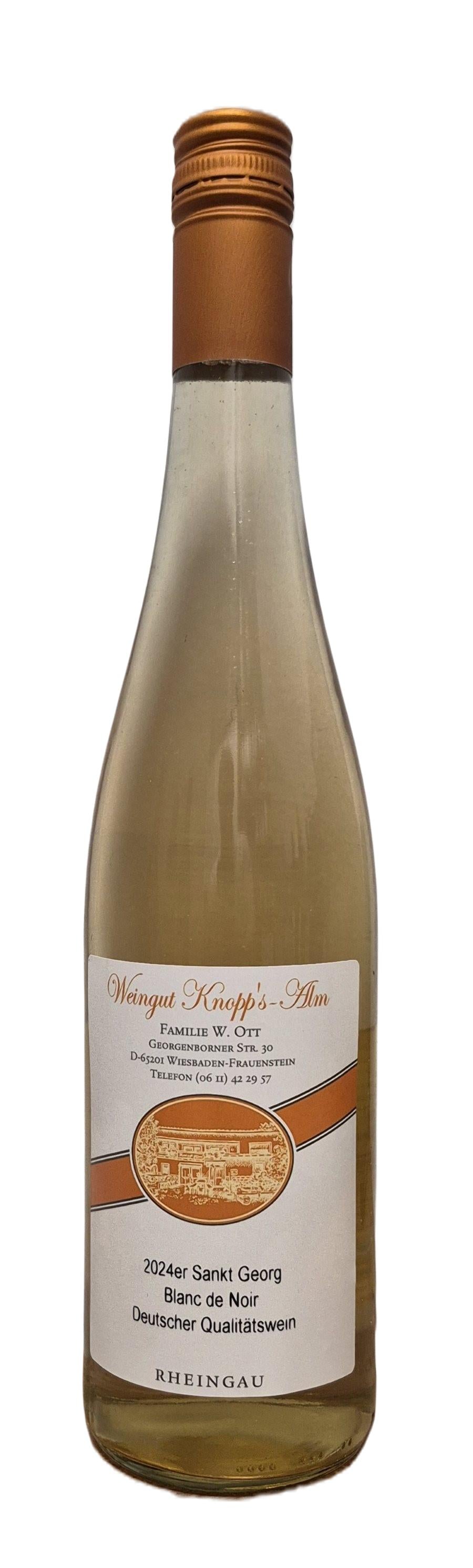 2024er Sankt Georg Blanc de Noir QbA 0,75l - Weingut Knopp's Alm