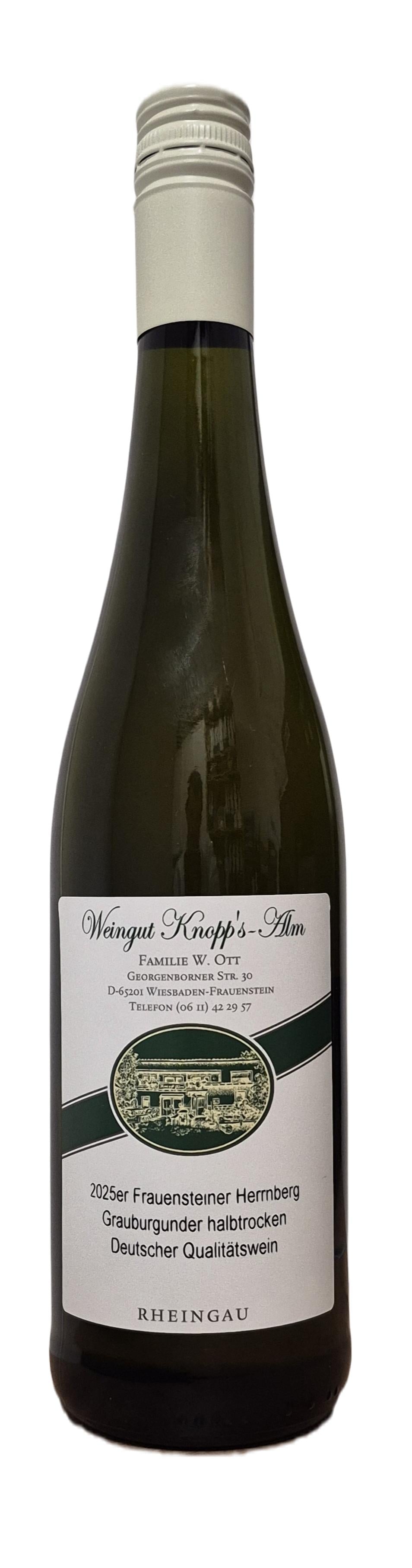 25er Frauensteiner Herrnberg Grauburgunder QbA halbtrocken