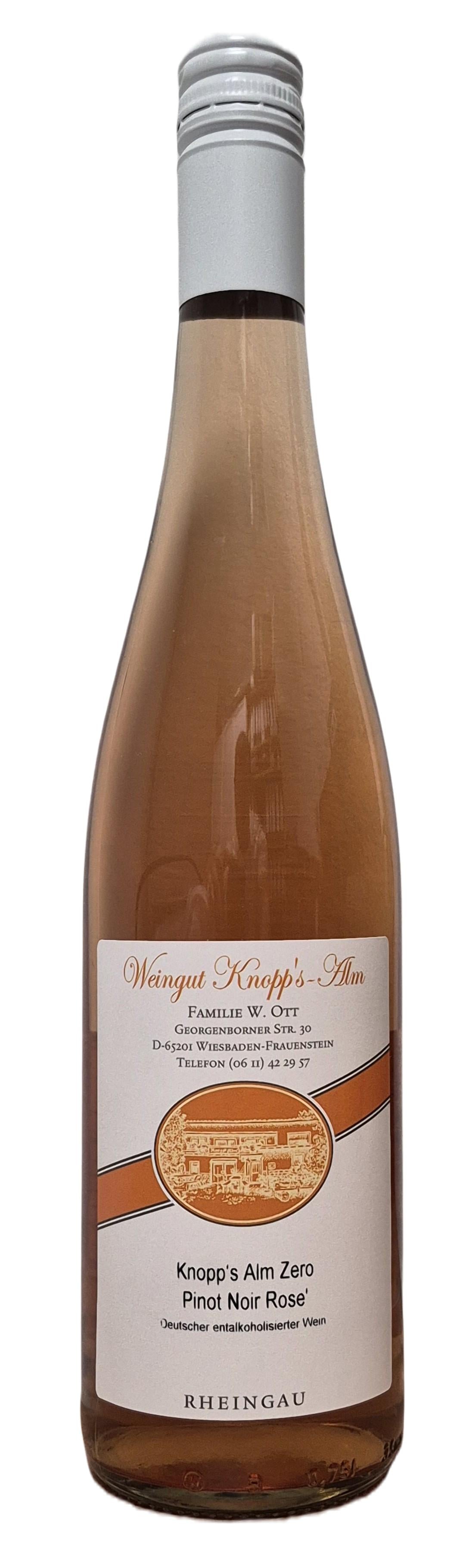 2024er Knopp's Alm Zero Pinot Rose' Alkoholfrei